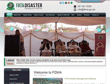 Tablet Screenshot of fdma.gov.pk